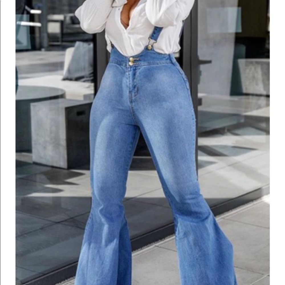 FLARE BELL BOTTOM SUSPENDERS